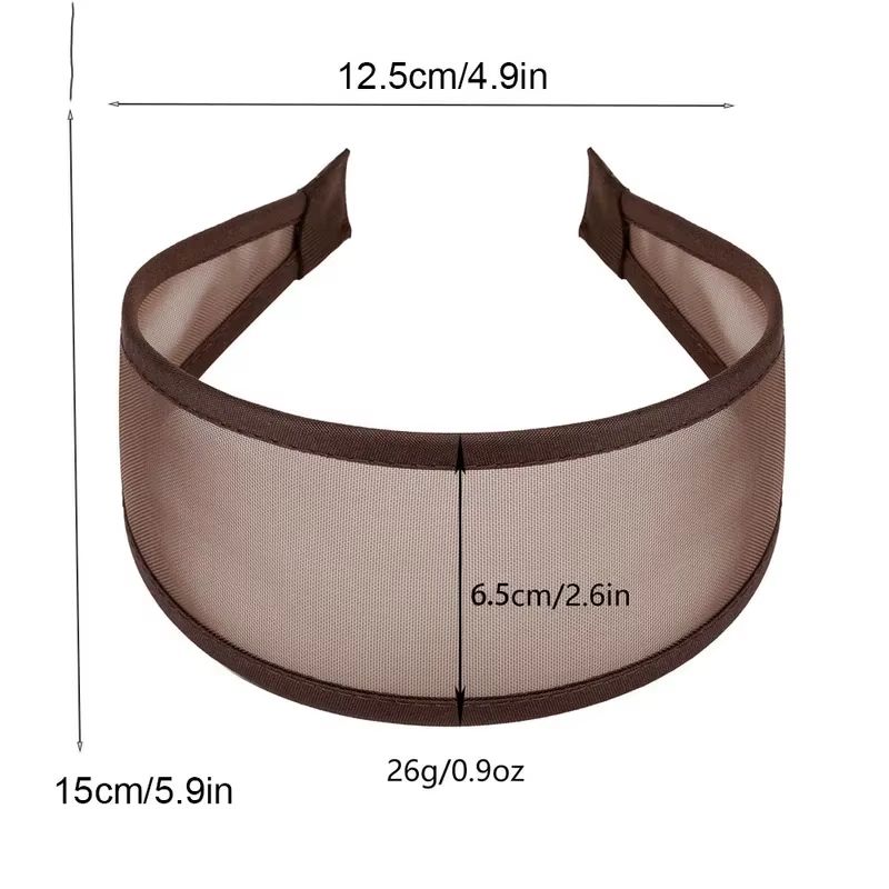 Non-Slip Breathable Wide Mesh Headband Hair Hoop Soft Fabric