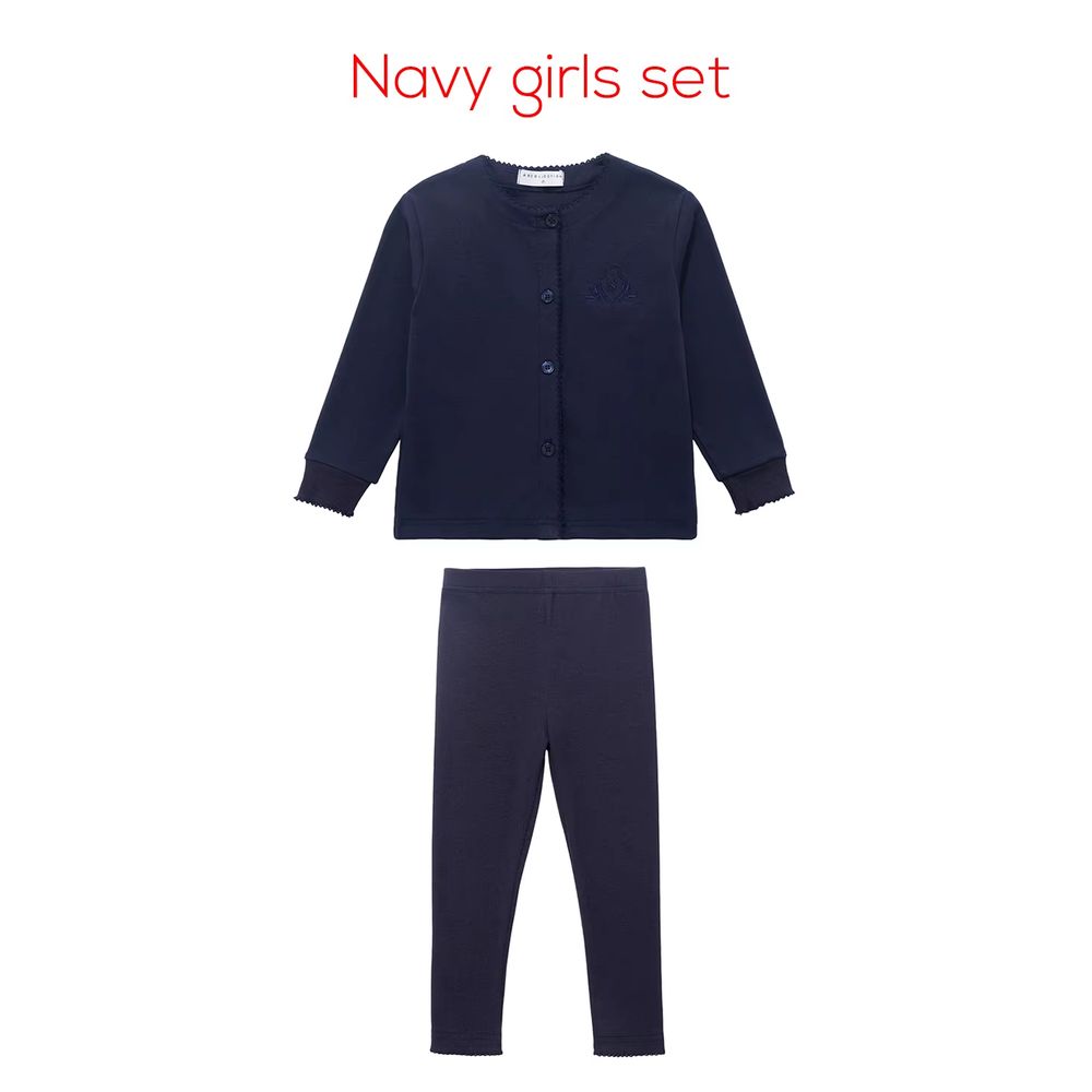 The Maxi Emblem Collection – Navy Girl Set – Ali Specials AW26