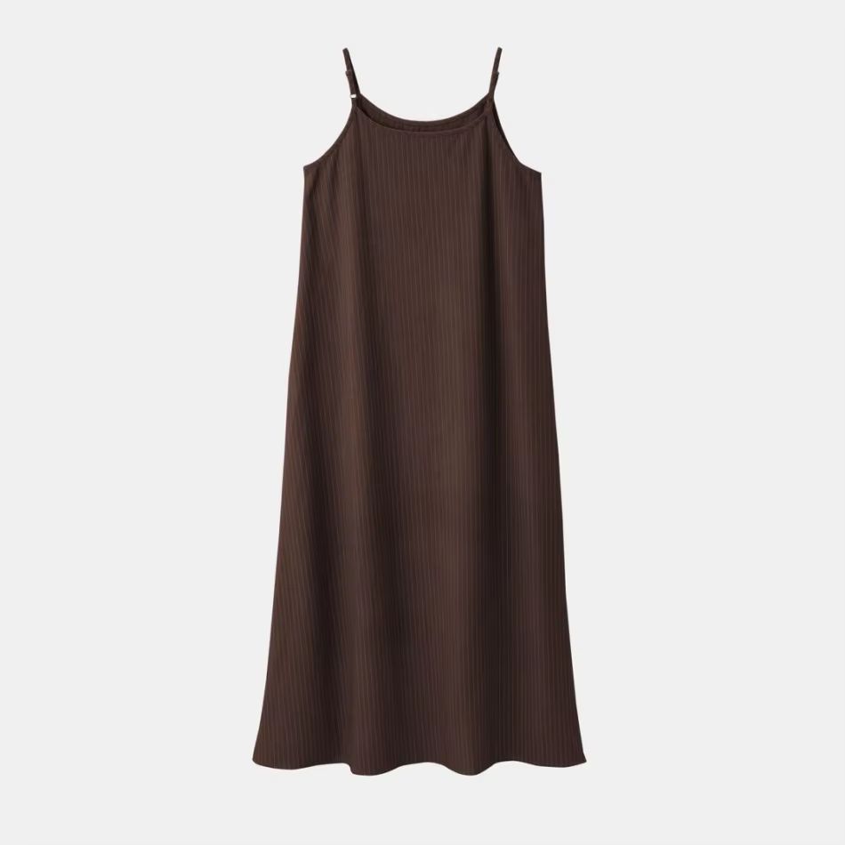 Pinstripe Collection – Brown Dress – Ali Specials AW26