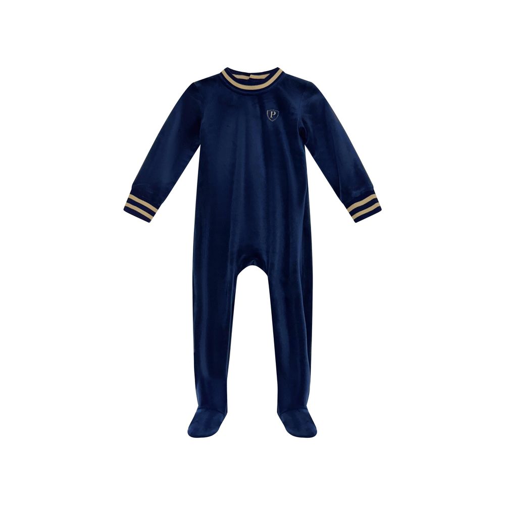 Navy Velour Maxi Collection – Boy Blue Romper