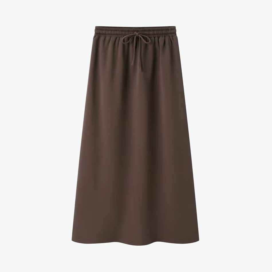 Sportswear & Skirt Set – Brown Top