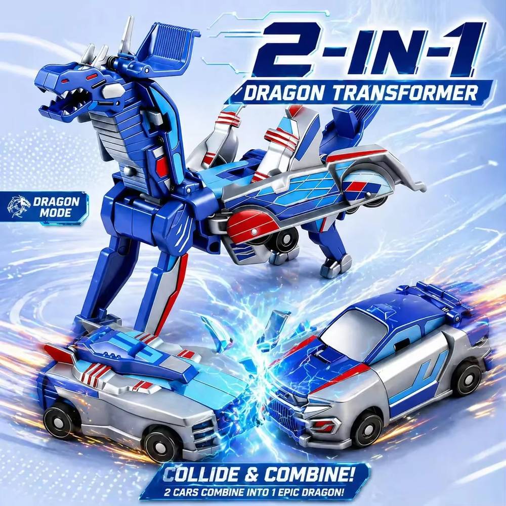 Magnetic Crash Transforming Car