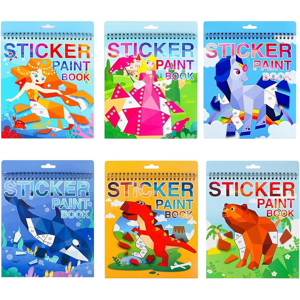 Sticker-by-Number Activity Book – Ocean