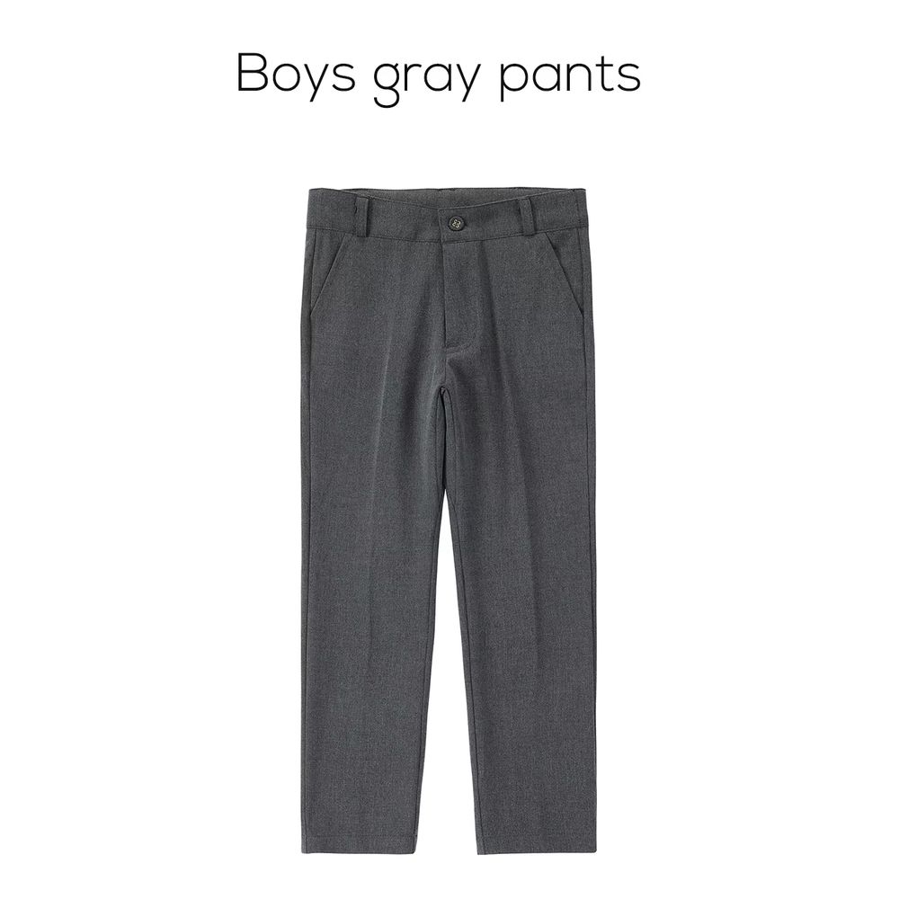 Vintage Satin Collection – Boy Gray Pants