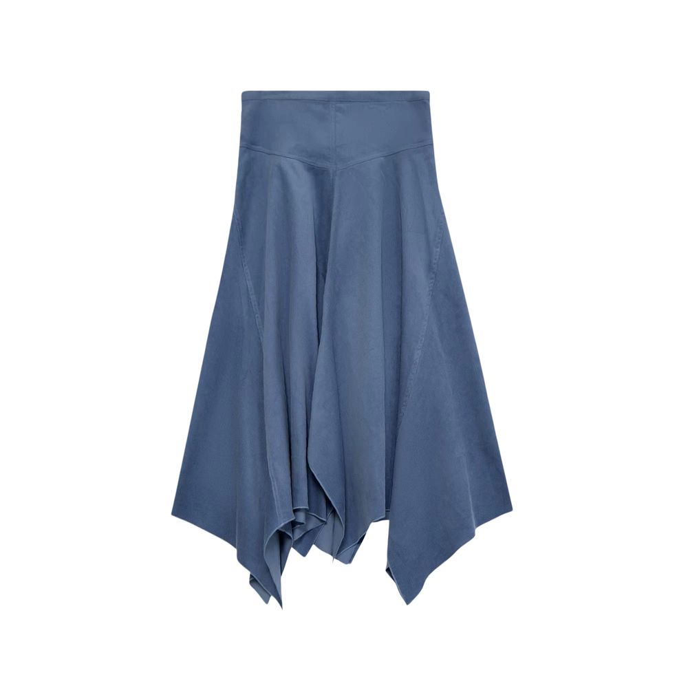 Dusty Blue Corduroy Collection Blue Skirt – Ali Plus AW26
