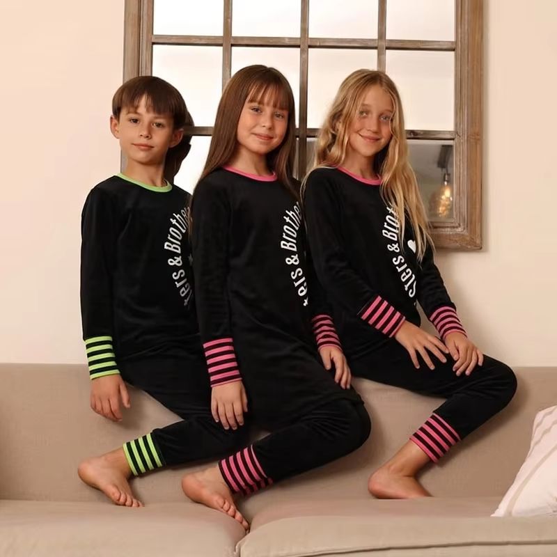 Black Velour Collection – Girl Set