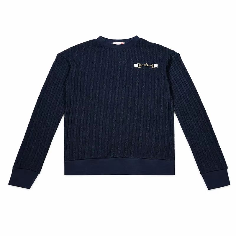 Navy Cable Knit Collection – Boys Sweater – I Love Ali AW26