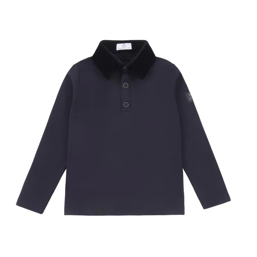 Navy Blue Corduroy – Polo Shirt – Ali Picks AW26
