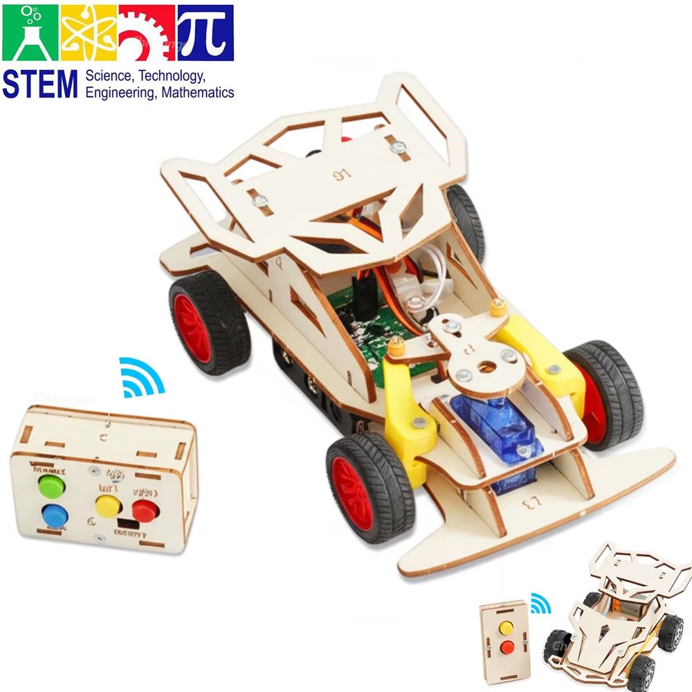 Build-Your-Own Wooden RC Car – Upgraded Version
