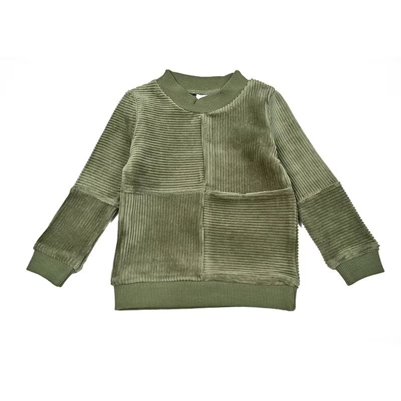 Olive Moments Corduroy Set – Boy Shirt