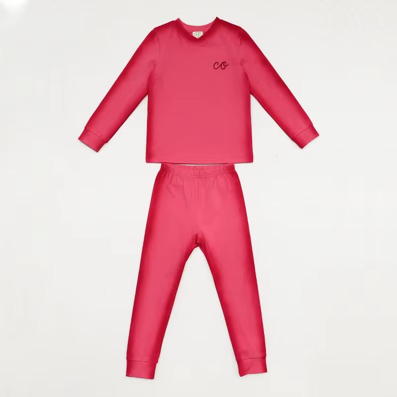 Dusk Dye Girls Pink Pajama Set – Ali & Co Dusk Dye AW26