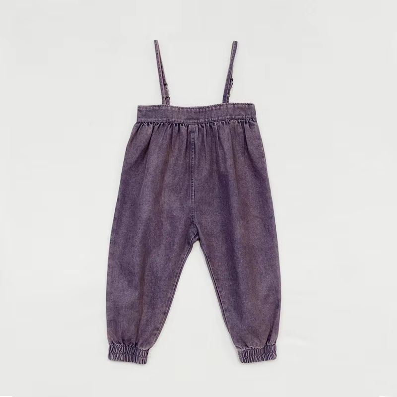Denim Dash Plum Girls Romper – Ali & Co Denim Dash AW26