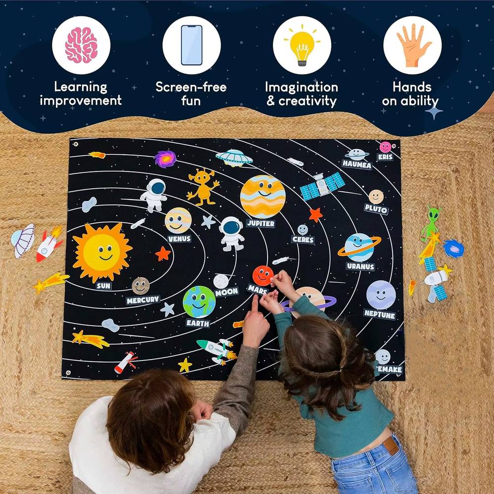 Felt Story Board – Solar system