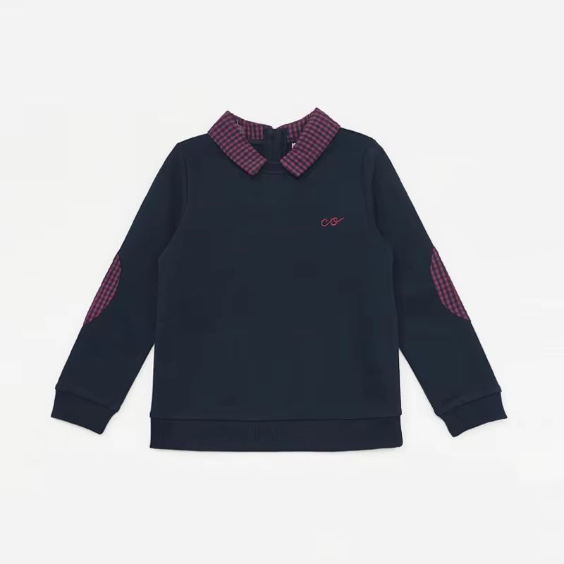 Checked Charm Boys Patch Sweatshirt – Ali & Co Checked Charm AW26