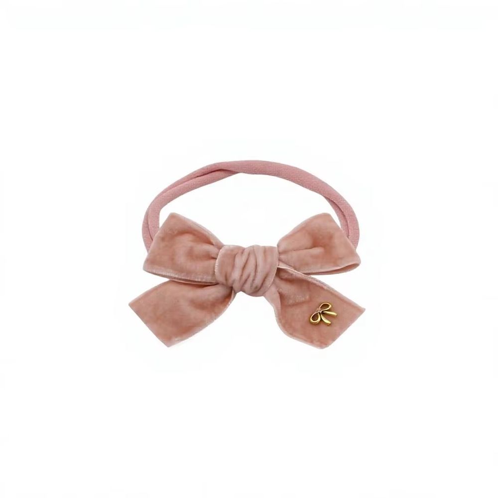 Pink Nylon Bow Headband – Ali Picks AW26