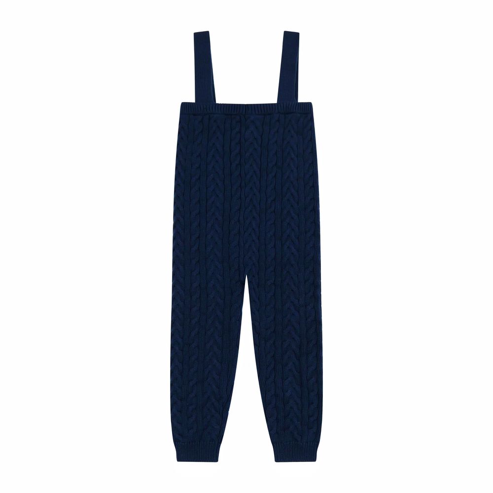 Navy Robe Collection Boy Knit Suspender – Ali Plus AW26