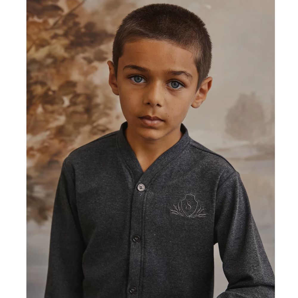 The Maxi Emblem Collection – Navy Girls Robe