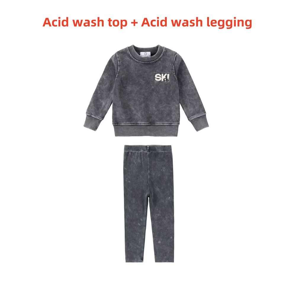 Ski Collection – Acid Wash Baby Set