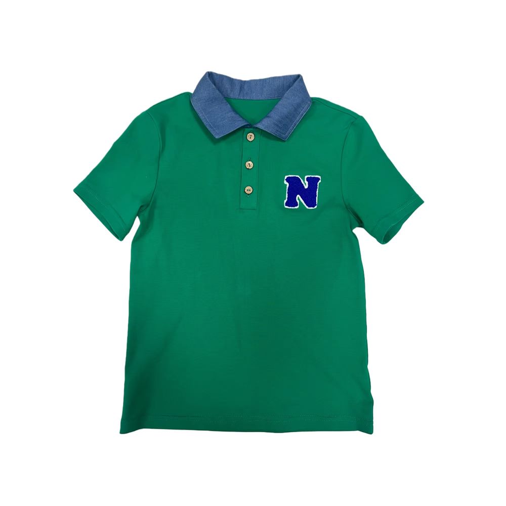 Mali's Ss Green Polo Collection – Boy SS T-Shirt