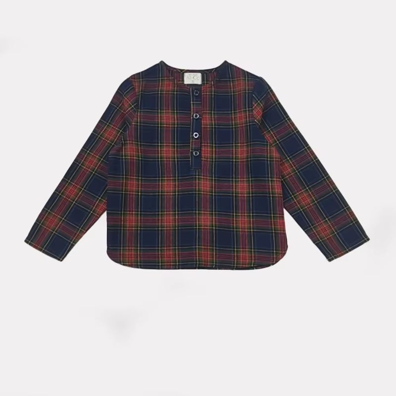 Prep Plaid Boys Plaid Shirt – Ali & Co Prep Plaid AW26