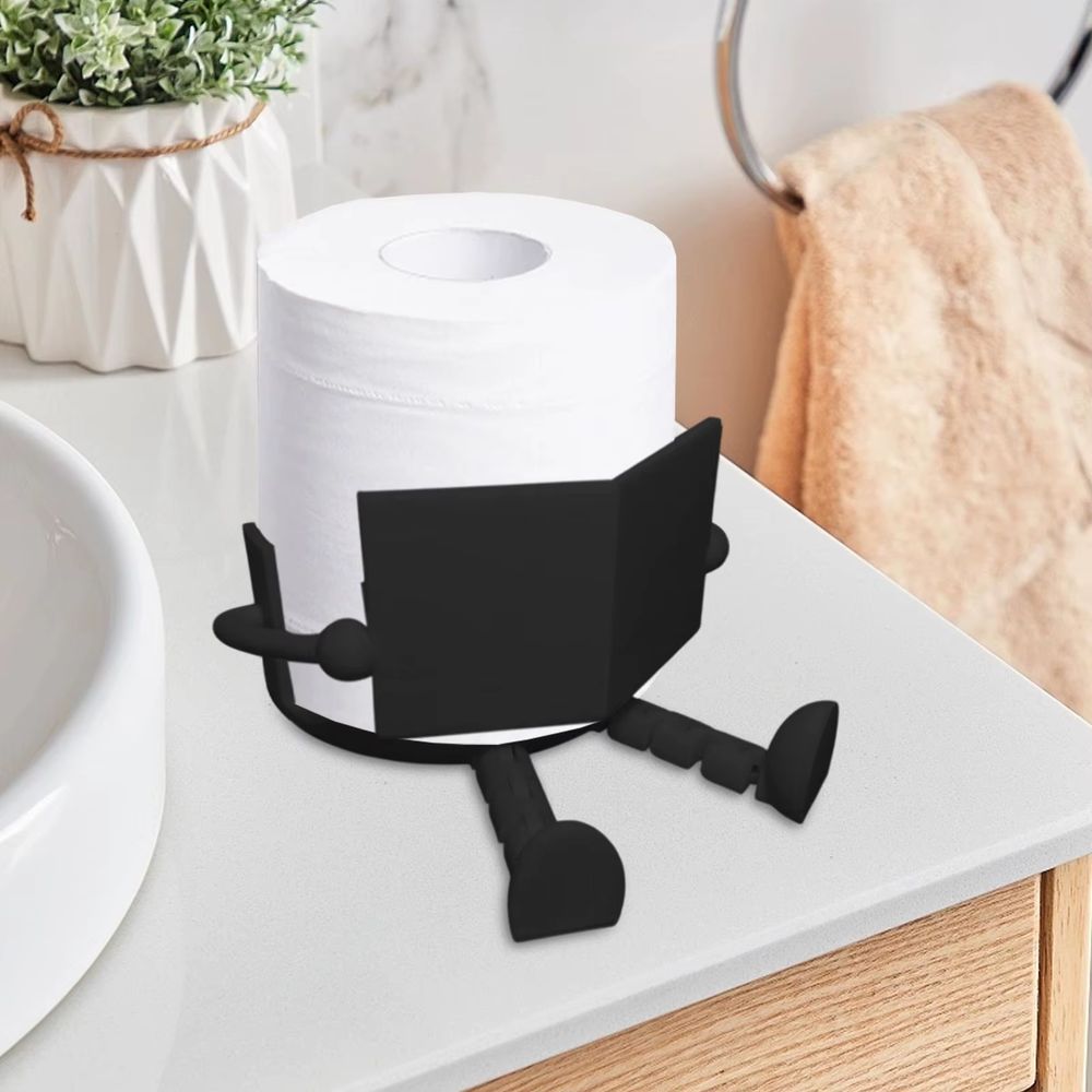 Novelty Reading Toilet Roll Holder