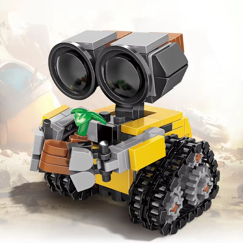 Space Robot Building Bricks