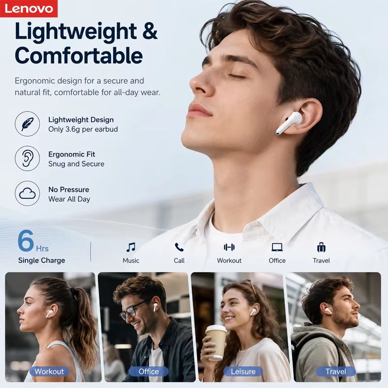 Lenovo LP40 Pro Earbuds