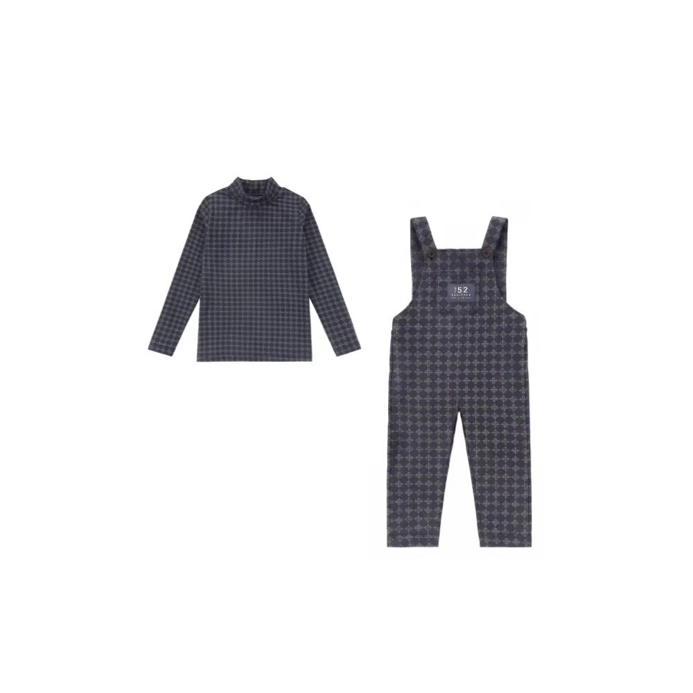 Navy Blue Corduroy – Baby Boy Jersey Set – Ali Picks AW26