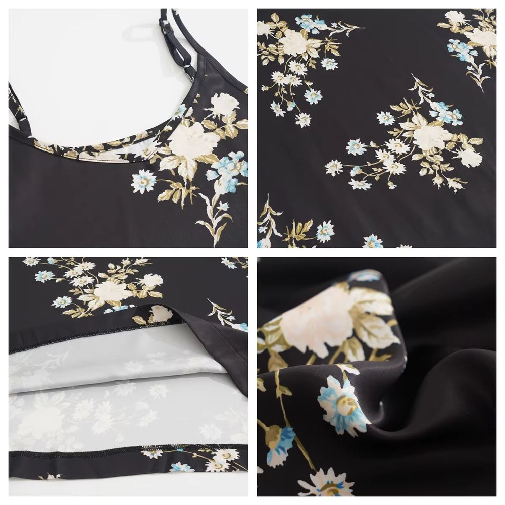 Black Satin Dress