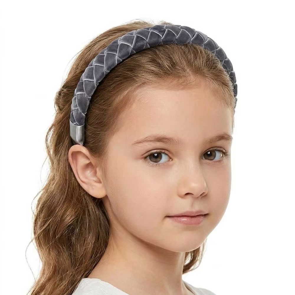 Navy Velvet Bow Headband