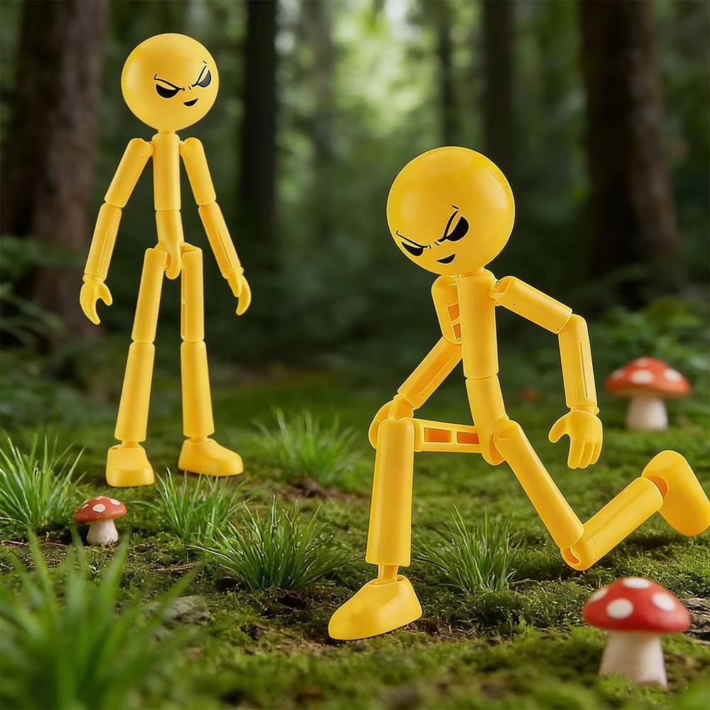Movable Stickman Action Figure