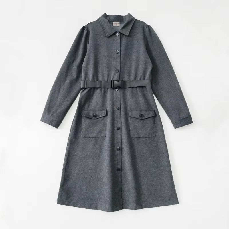 Charcoal Mist Collection big girl dress – Ali Plus AW26