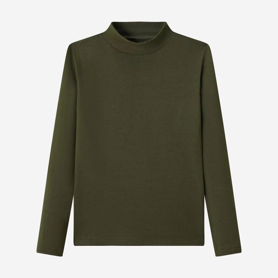 Retro Green Denim Collection – Green Mockneck