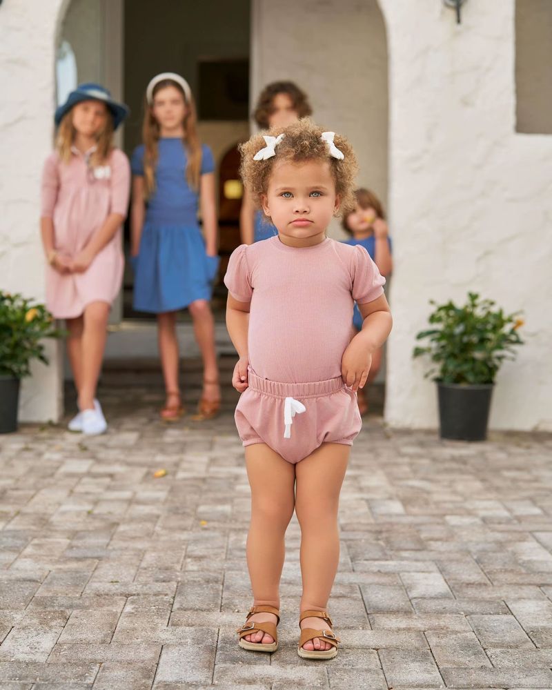 French Terry Collection – Pink-Baby Girls Set