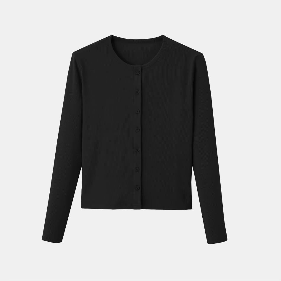 Pinstripe Collection β Black Cardigan β Ali Specials AW26