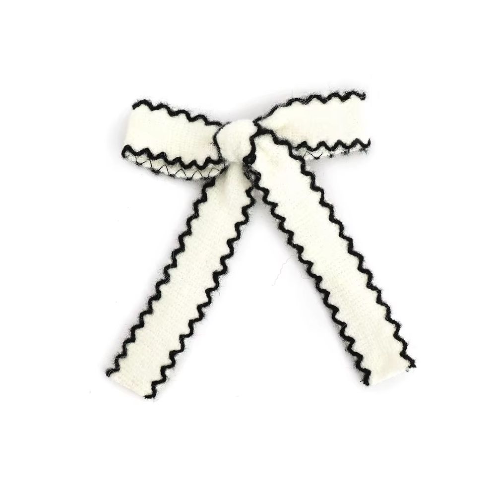 Black Velvet Bow Headband Medium Hair Clip