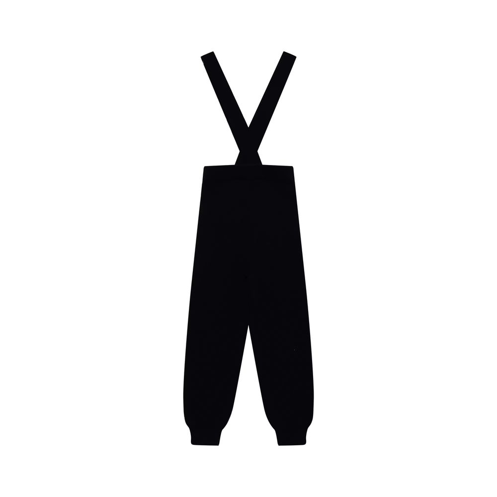 Black Floral Velvet – Baby Knit Pants – Ali Mali AW26