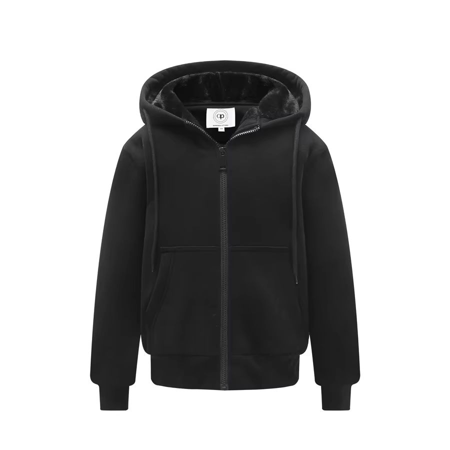 Black Fur-Lined Hoodie Coat – Ali Picks AW26