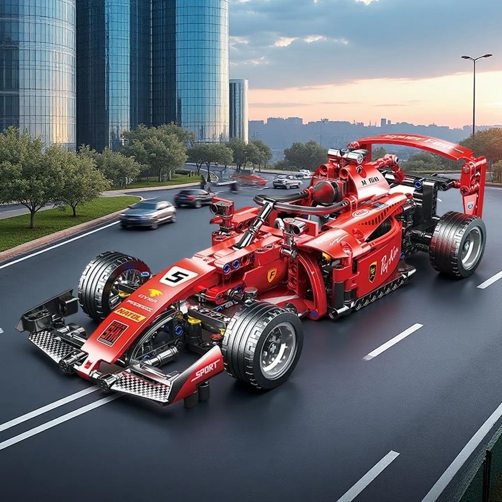 F1 Racing Car Brick Set