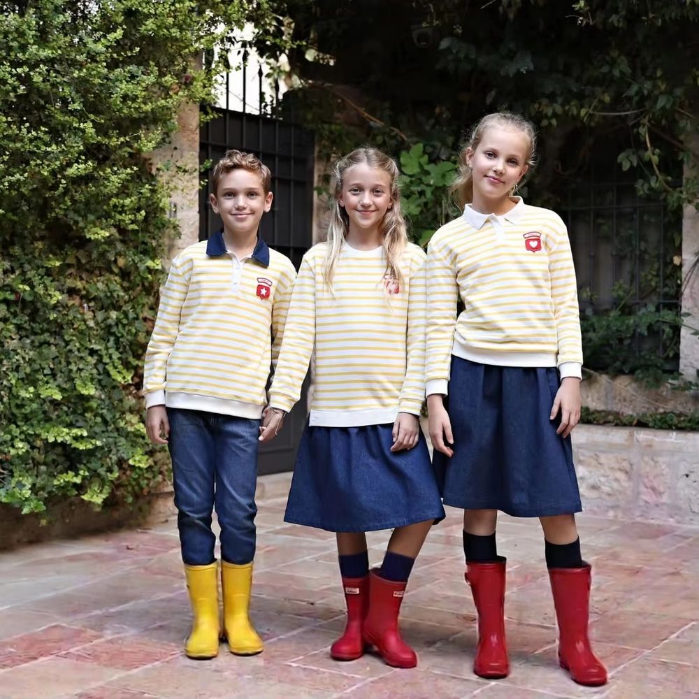 Yellow Stripe Collection – Ali Mali AW26 family matching collection