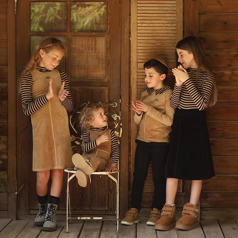 Corduroy Herringbone Collection – Baby Romper
