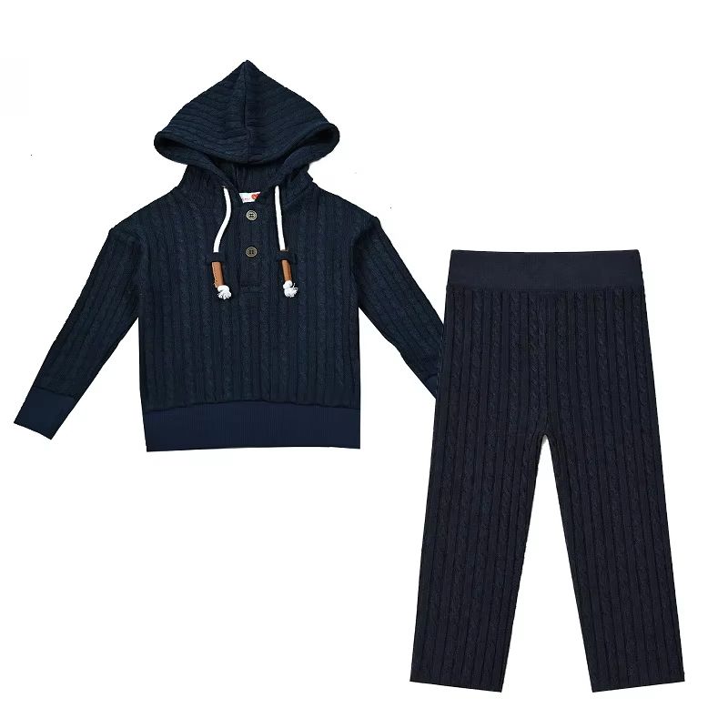 Navy Cable Knit Collection – Teenage Set