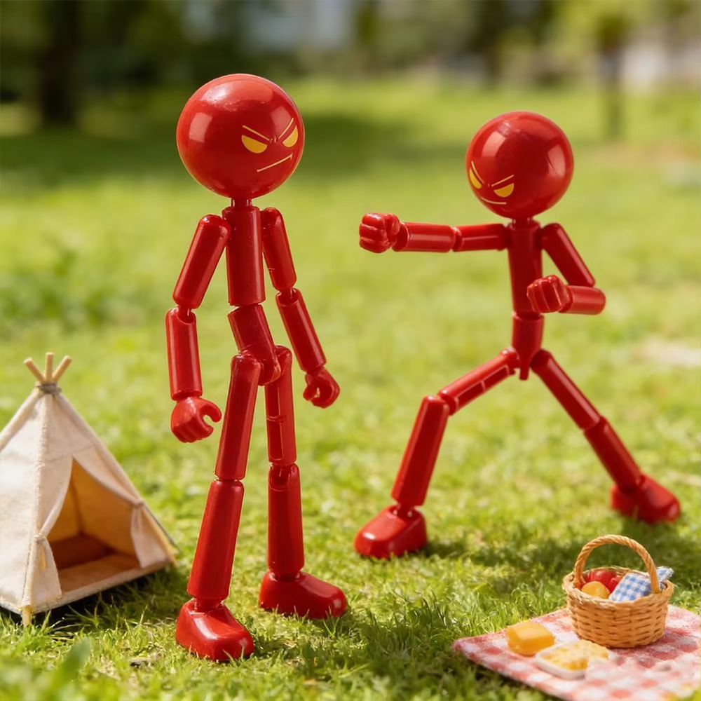 Movable Stickman Action Figure
