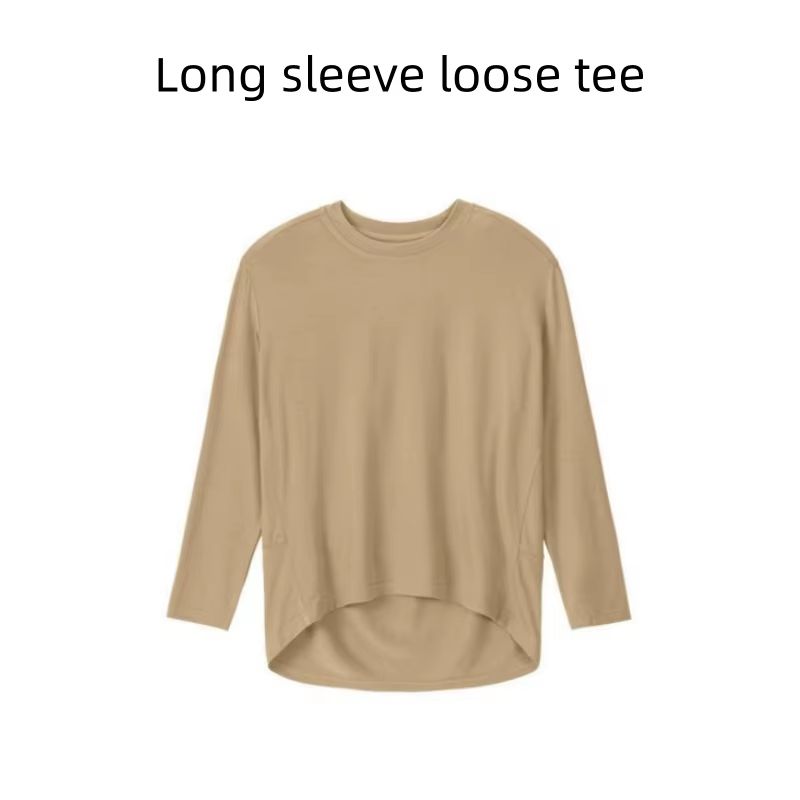 Loose Modal Tees – Camel