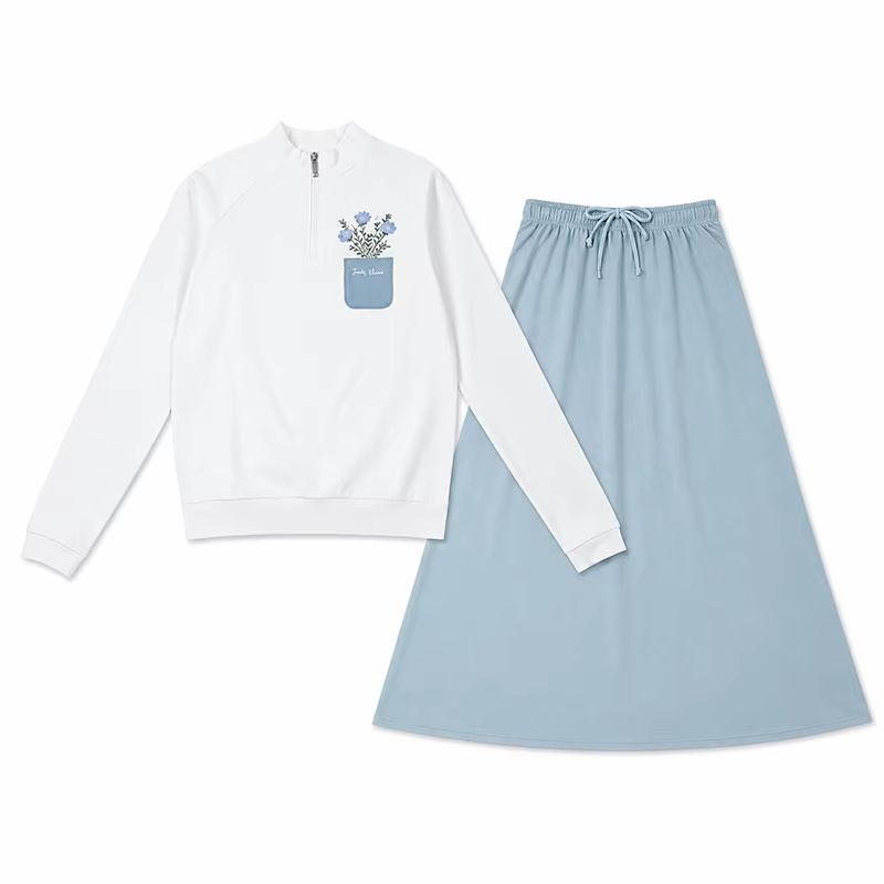 Blue French Terry Collection – Teenage Set – Barcali AW26