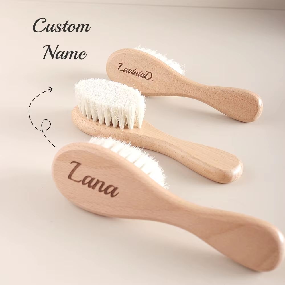 Personalised Baby Cradle Cap Brush