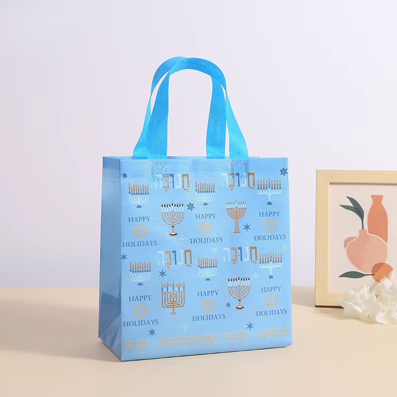 Chanukah Tote Gift Bags (6 Pack) – Mixed prints