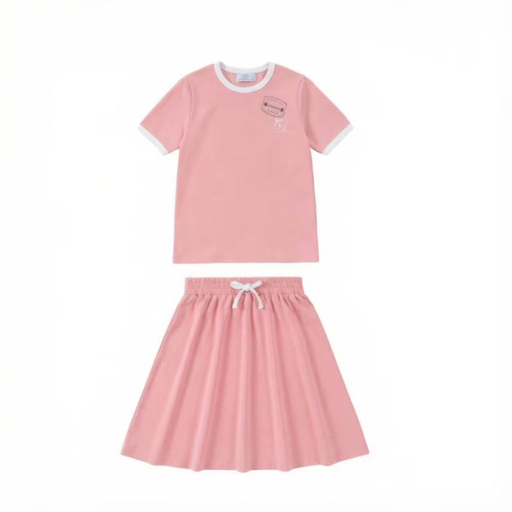 Ringer Stamp Jersey Cotton Collection – Short Sleeve Set