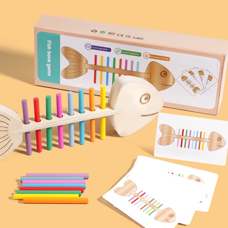 Wooden Balance Sticks Game
