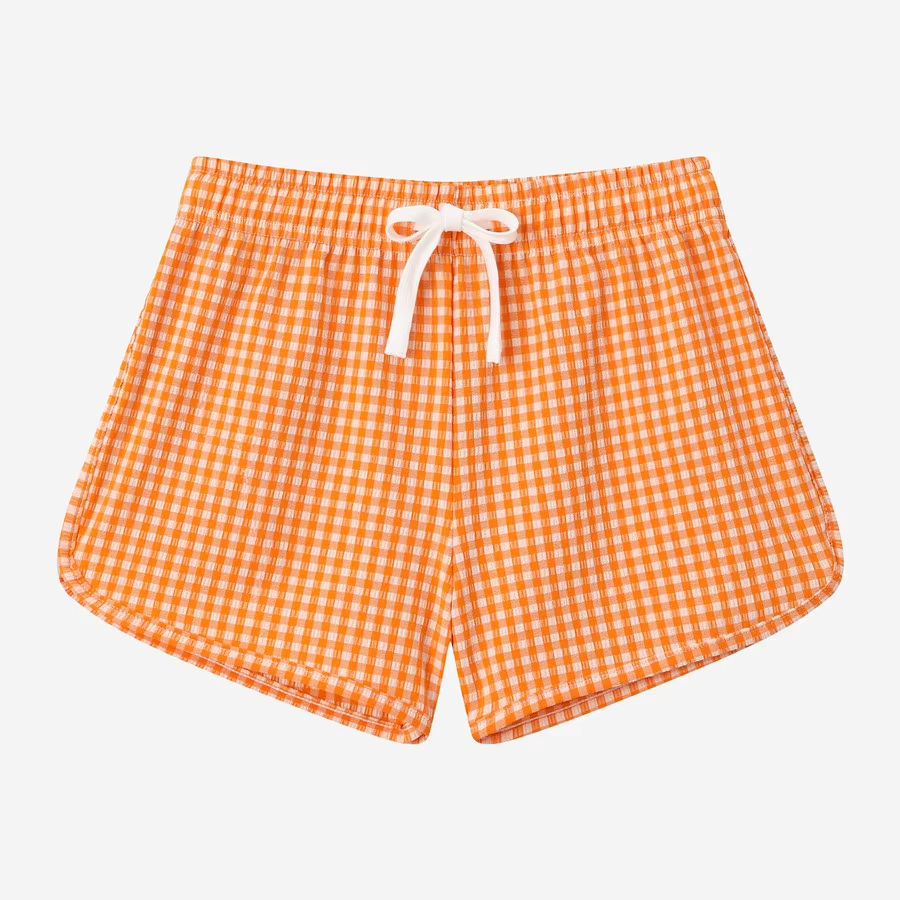 Gingham Swimwear Collection – Boys Shorts